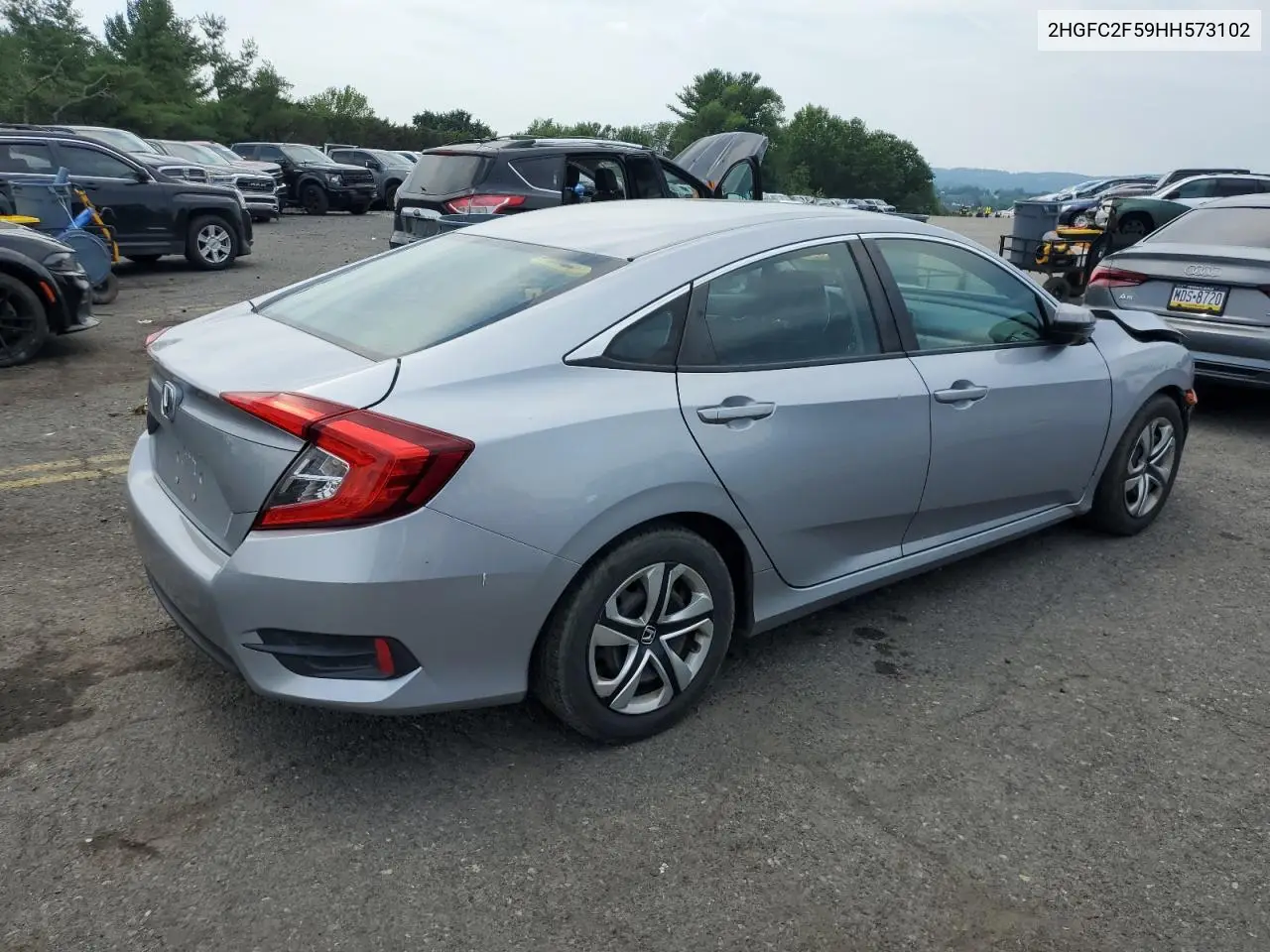 2hgfc2f59hh573102 2HGFC2F59HH573102 2017 Honda Civic Lx