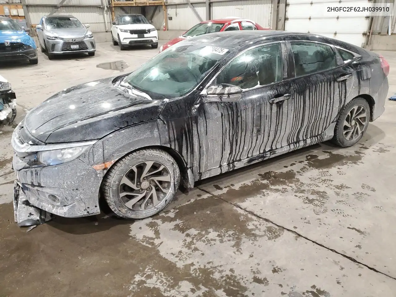 2018 Honda Civic Lx VIN: 2HGFC2F62JH039910 Lot: 45388475