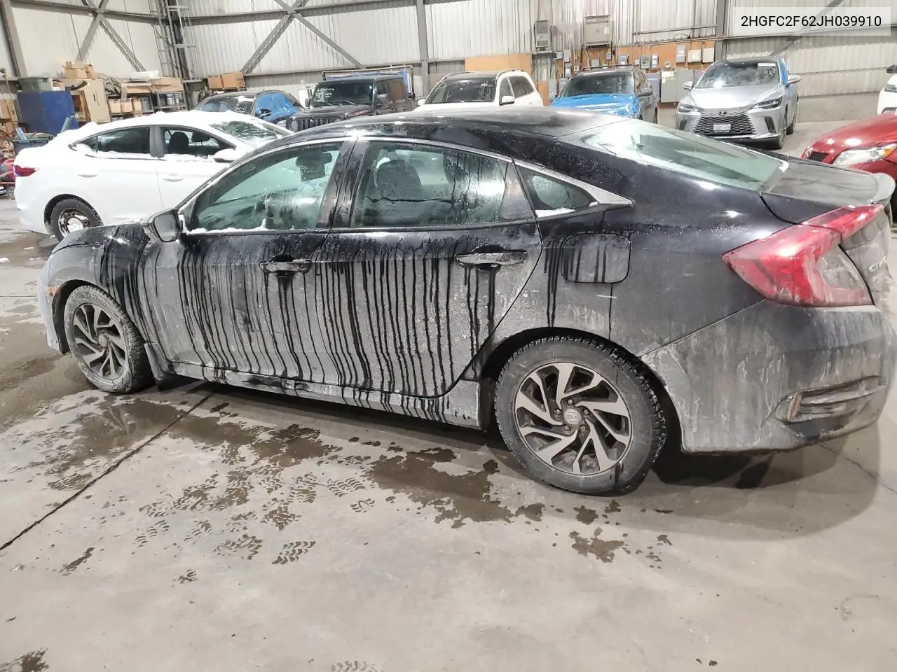 2018 Honda Civic Lx VIN: 2HGFC2F62JH039910 Lot: 45388475
