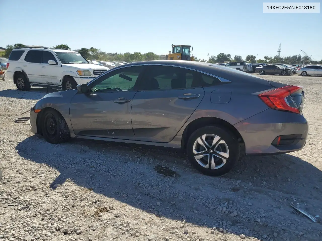 2018 Honda Civic Lx VIN: 19XFC2F52JE013180 Lot: 48881235
