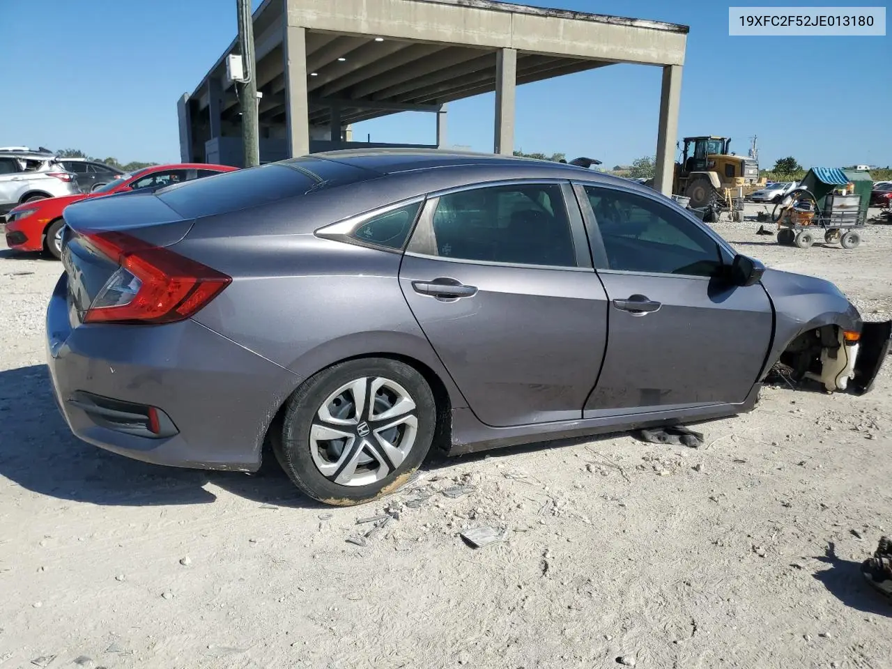 2018 Honda Civic Lx VIN: 19XFC2F52JE013180 Lot: 48881235