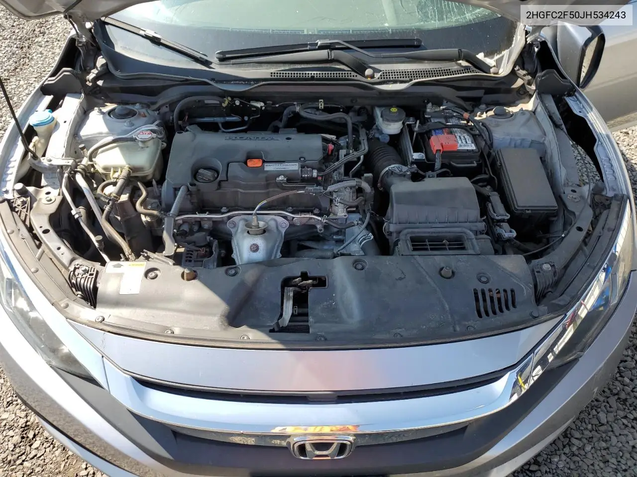 2018 Honda Civic Lx VIN: 2HGFC2F50JH534243 Lot: 53613814