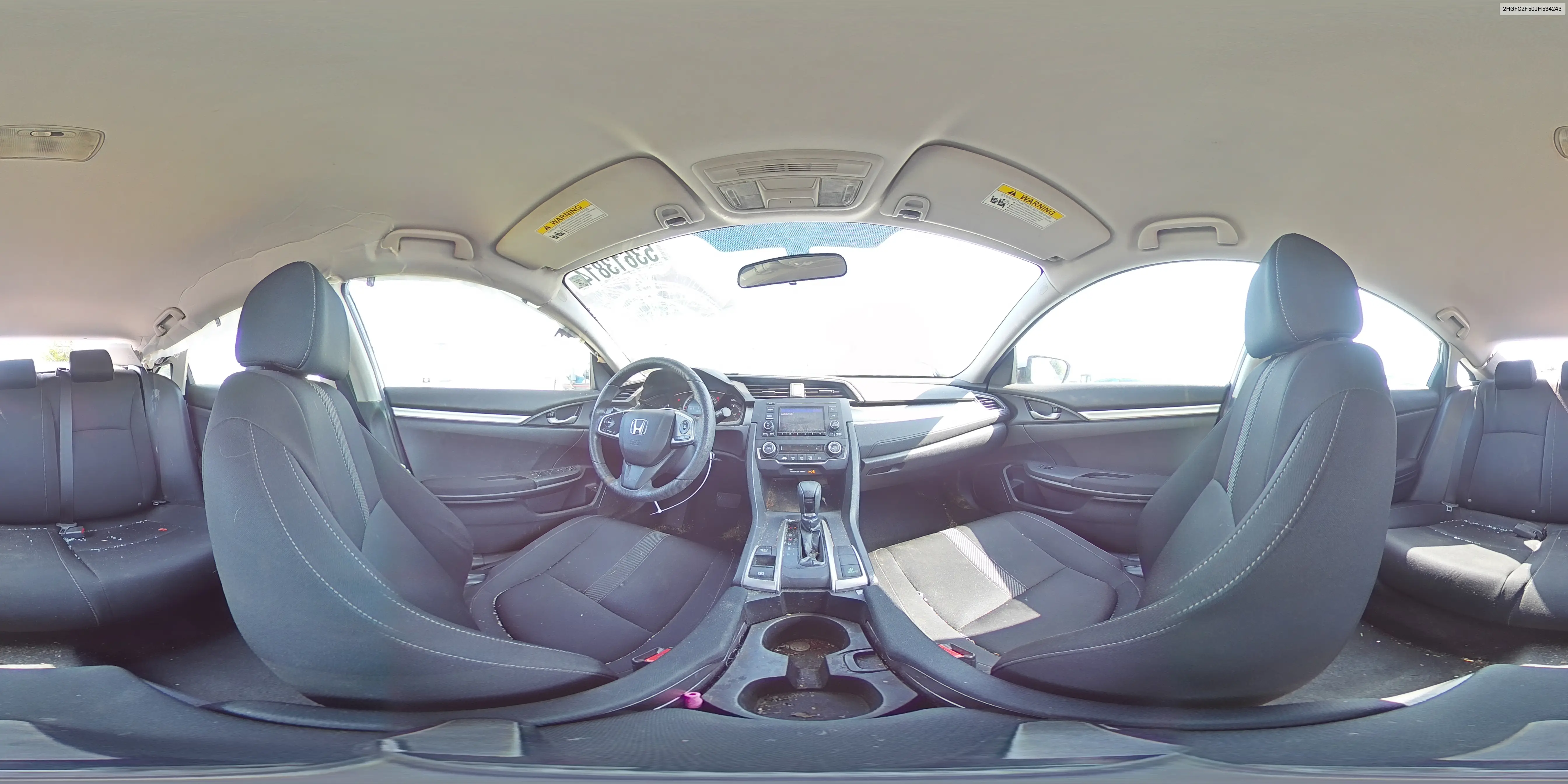 2018 Honda Civic Lx VIN: 2HGFC2F50JH534243 Lot: 53613814