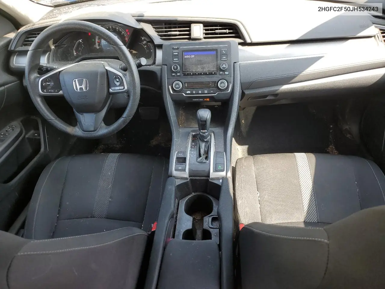 2018 Honda Civic Lx VIN: 2HGFC2F50JH534243 Lot: 53613814