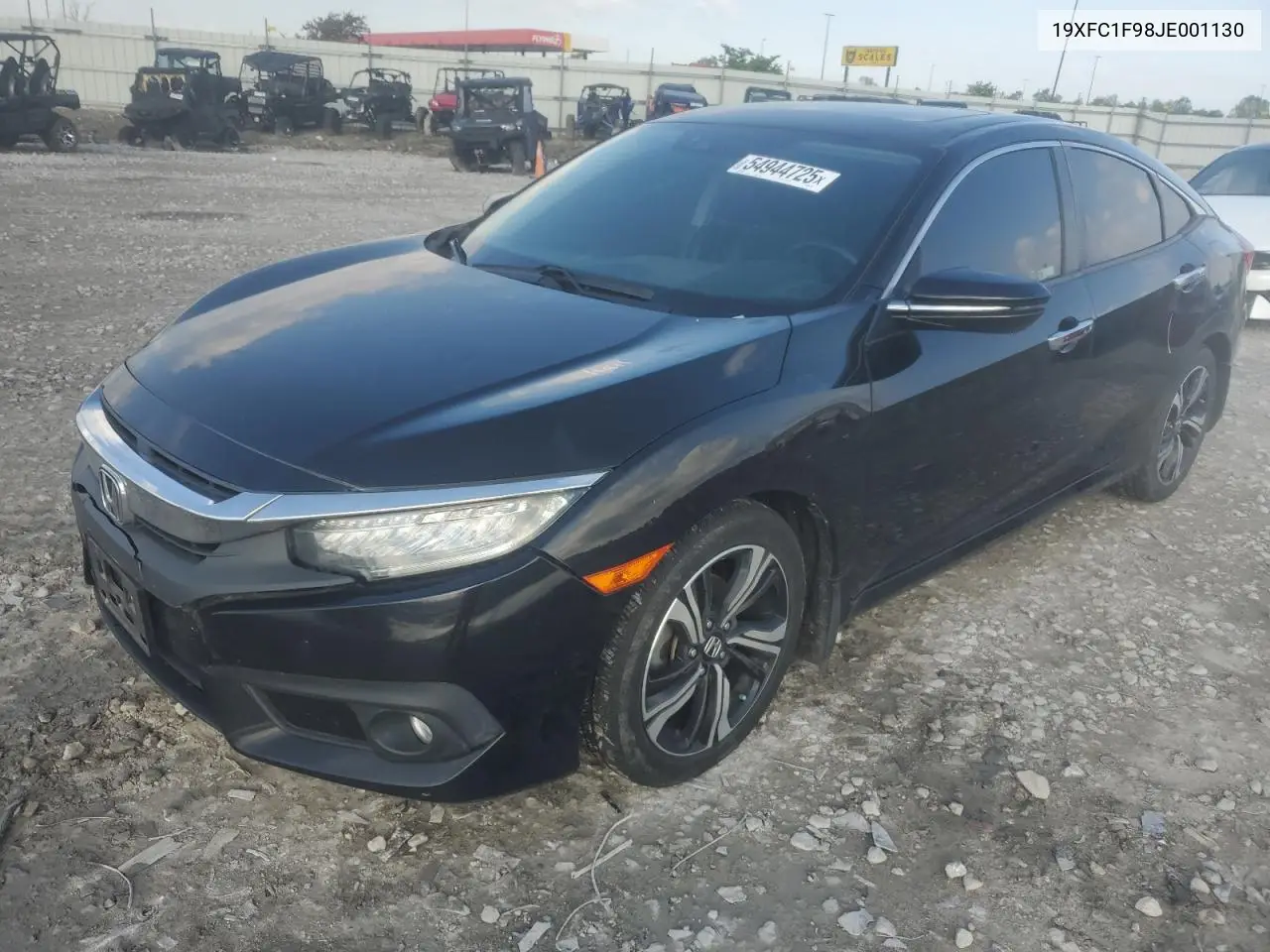 2018 Honda Civic Touring VIN: 19XFC1F98JE001130 Lot: 54944725