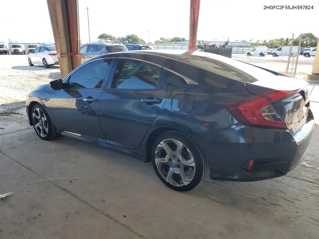 2018 Honda Civic Lx VIN: 2HGFC2F55JH597824 Lot: 56135595