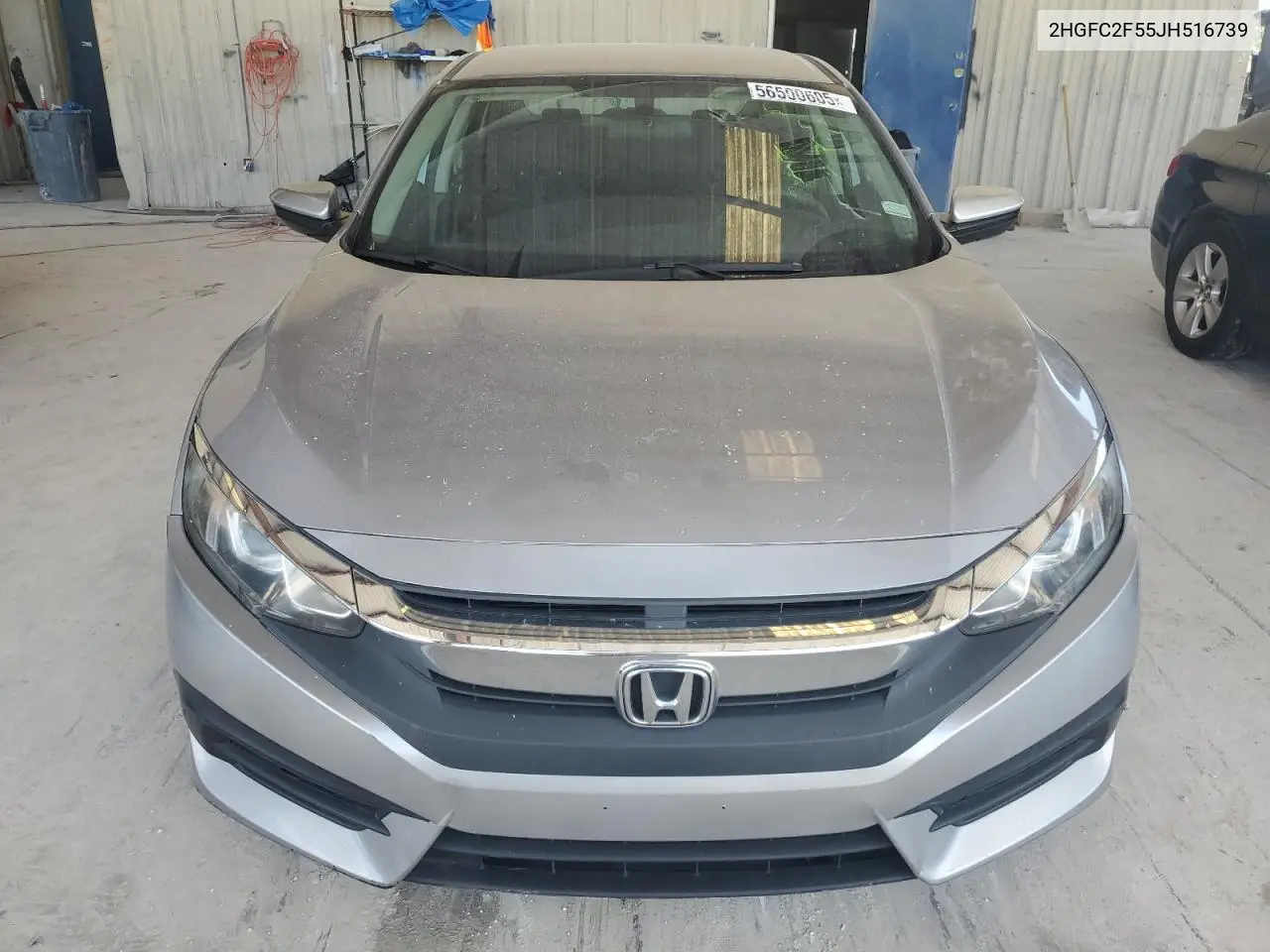2018 Honda Civic Lx VIN: 2HGFC2F55JH516739 Lot: 56500605