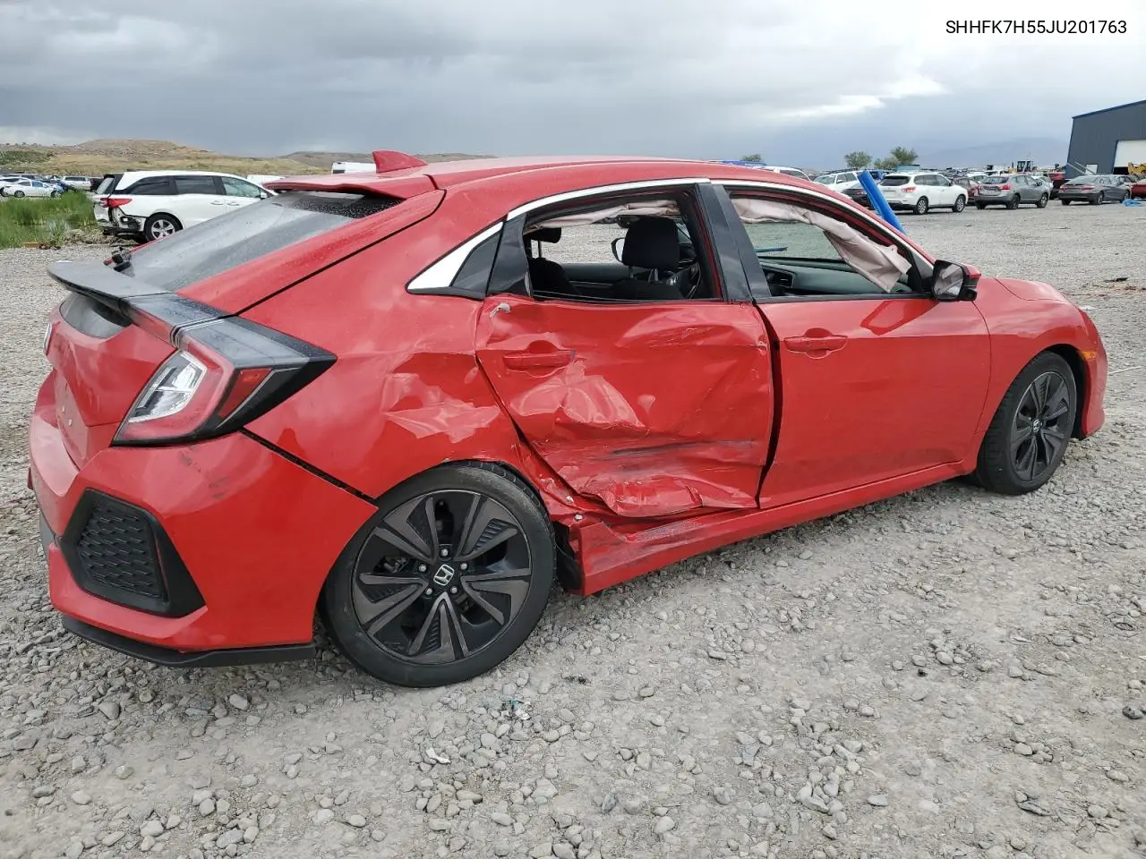 2018 Honda Civic Ex VIN: SHHFK7H55JU201763 Lot: 56971075