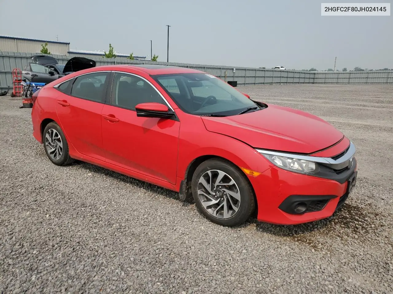 2018 Honda Civic Ex VIN: 2HGFC2F80JH024145 Lot: 59924735