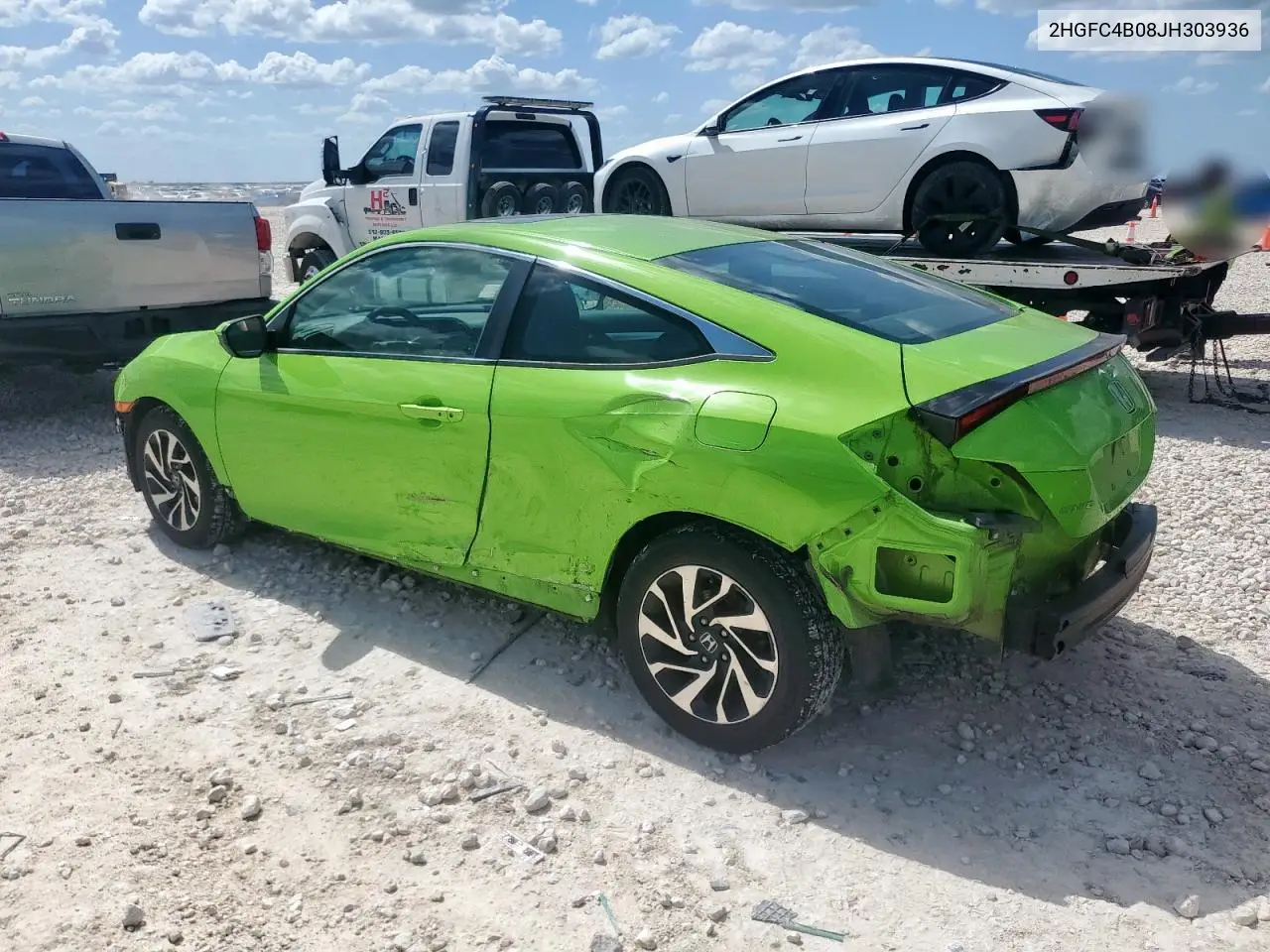2018 Honda Civic Lx VIN: 2HGFC4B08JH303936 Lot: 61468795