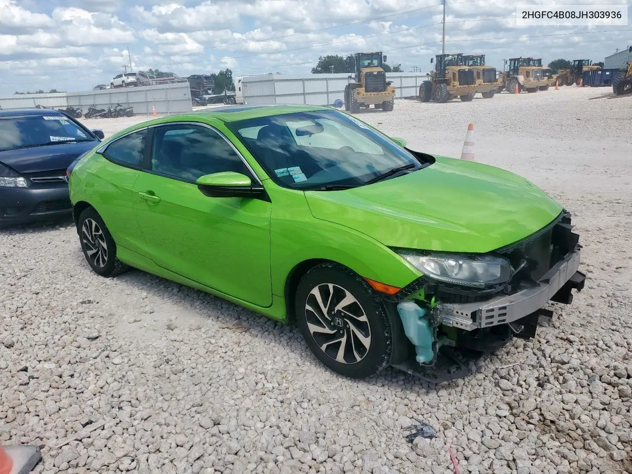 2018 Honda Civic Lx VIN: 2HGFC4B08JH303936 Lot: 61468795