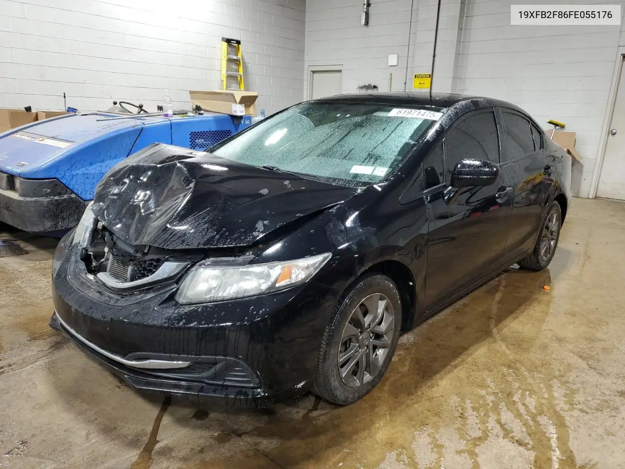 2018 Honda Civic Ex VIN: 19XFB2F86FE055176 Lot: 61971475