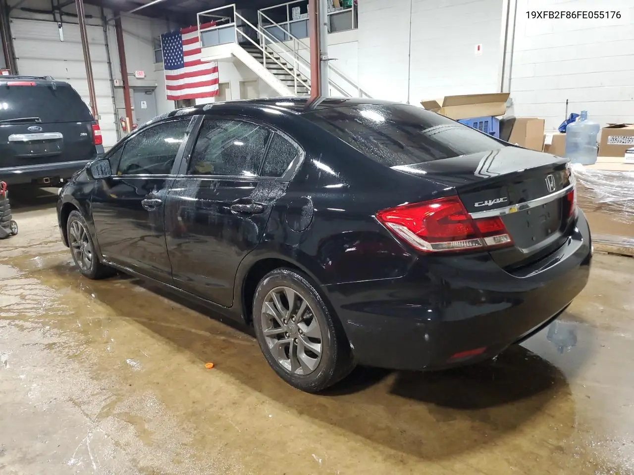 2018 Honda Civic Ex VIN: 19XFB2F86FE055176 Lot: 61971475