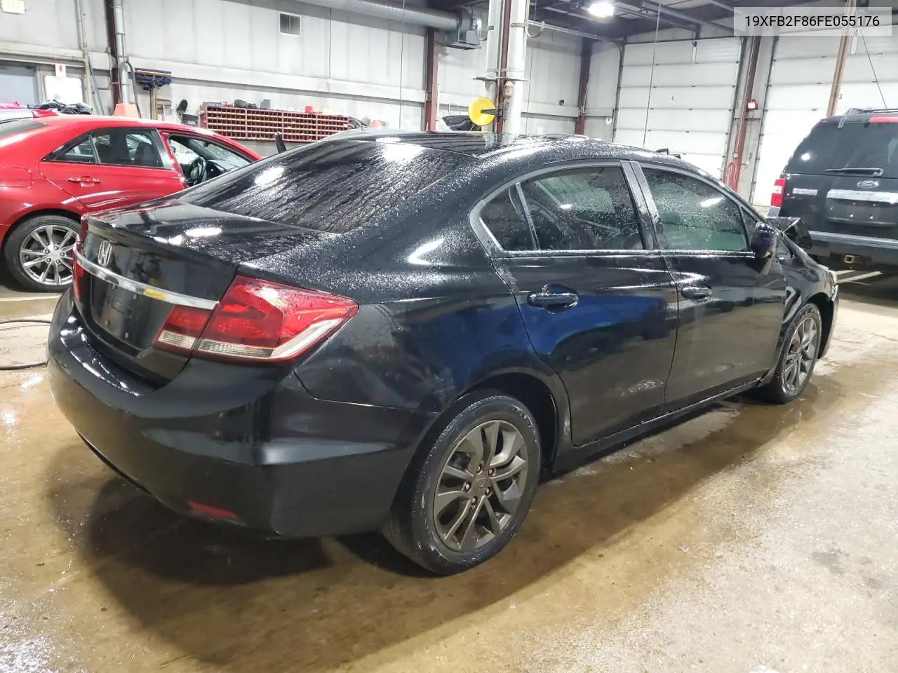 2018 Honda Civic Ex VIN: 19XFB2F86FE055176 Lot: 61971475