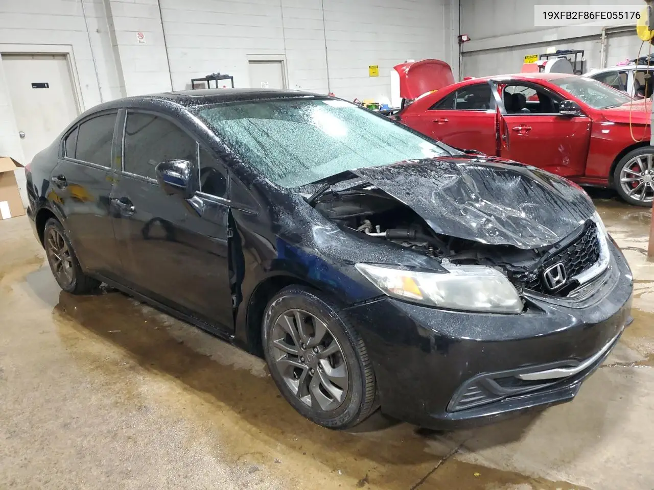 2018 Honda Civic Ex VIN: 19XFB2F86FE055176 Lot: 61971475