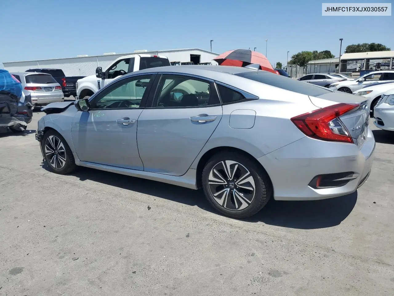 2018 Honda Civic Ex VIN: JHMFC1F3XJX030557 Lot: 62170605