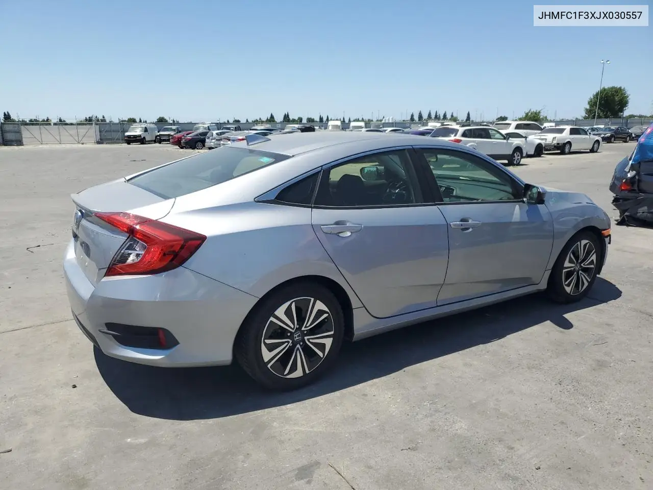 2018 Honda Civic Ex VIN: JHMFC1F3XJX030557 Lot: 62170605