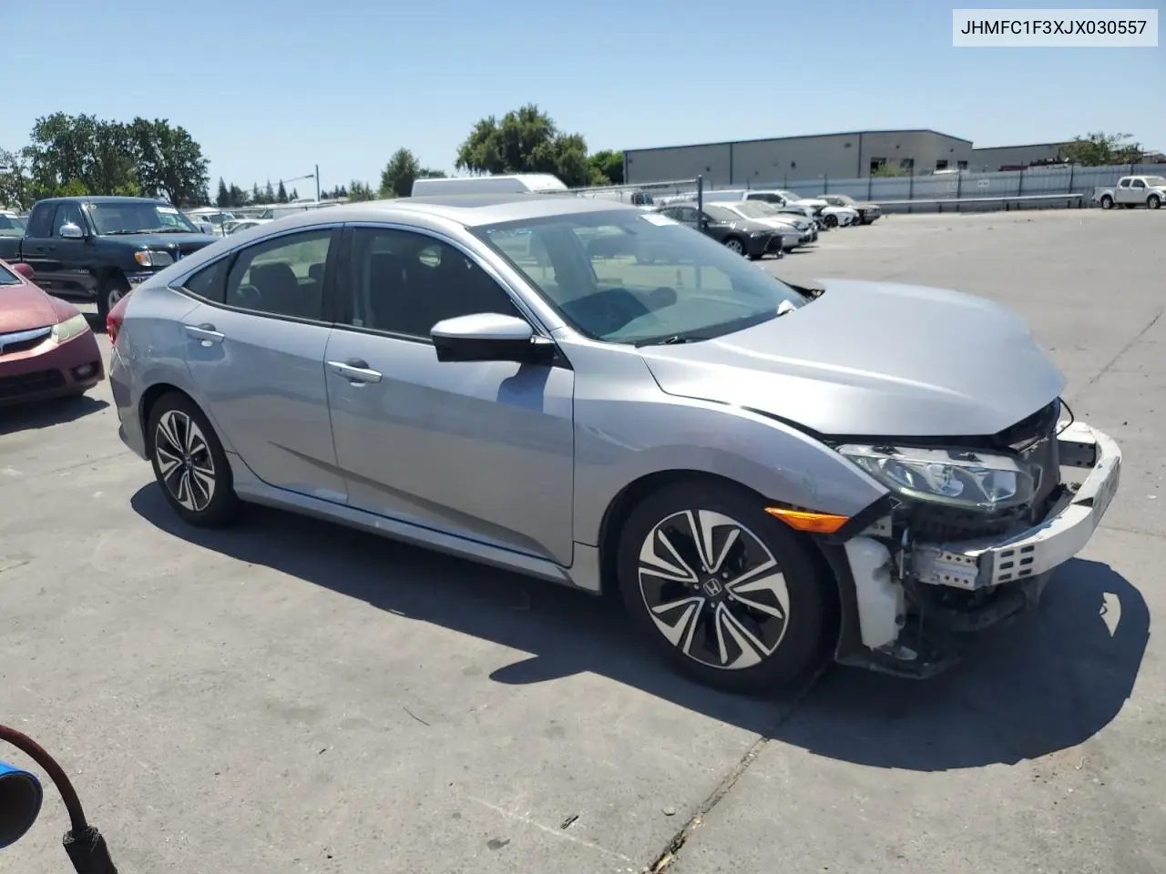 2018 Honda Civic Ex VIN: JHMFC1F3XJX030557 Lot: 62170605