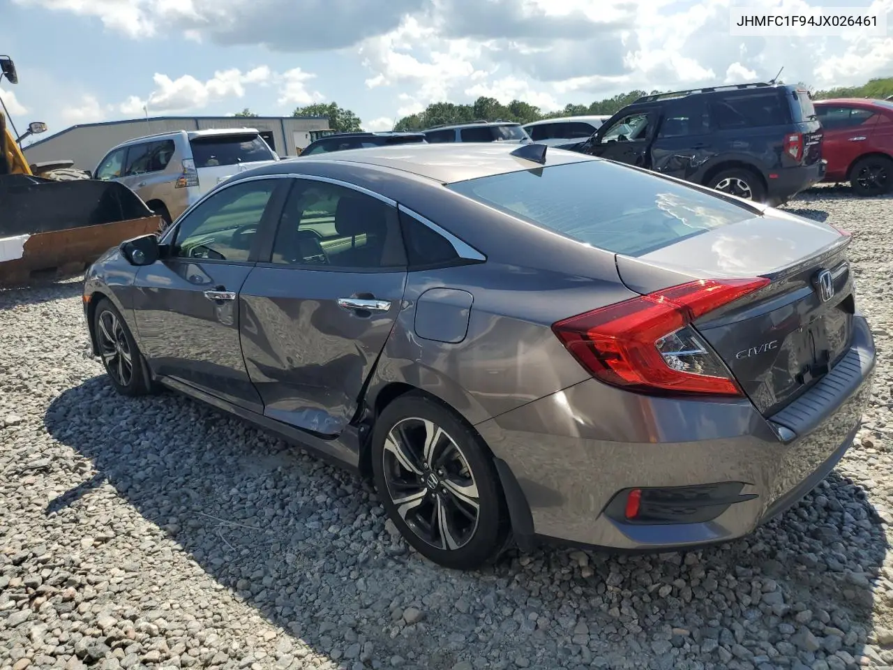 2018 Honda Civic Touring VIN: JHMFC1F94JX026461 Lot: 62215545