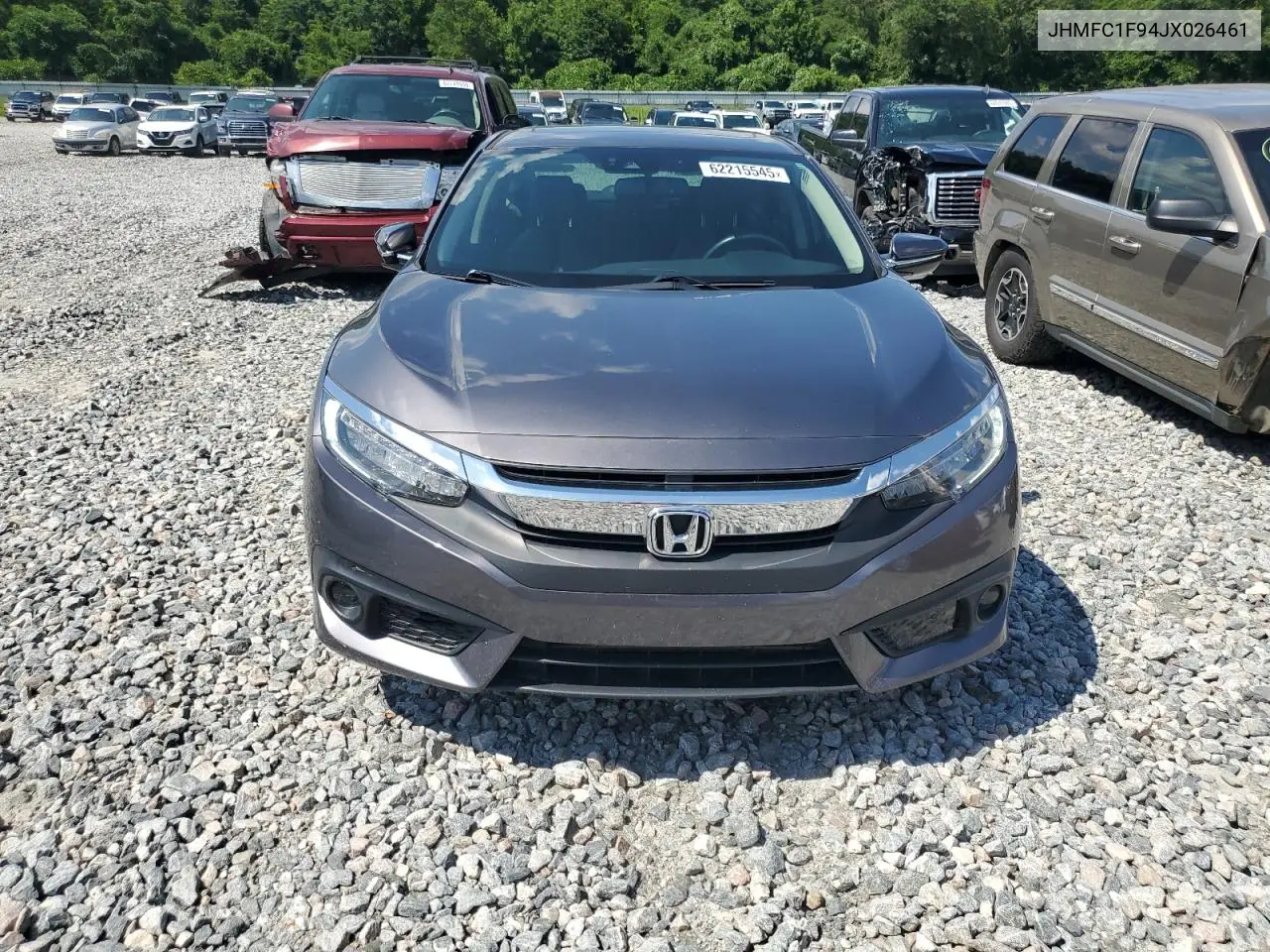 2018 Honda Civic Touring VIN: JHMFC1F94JX026461 Lot: 62215545