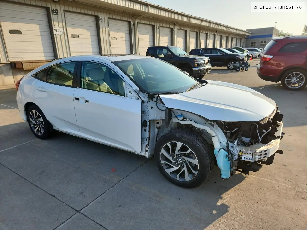 2018 Honda Civic Ex VIN: 2HGFC2F71JH561176 Lot: 62419355