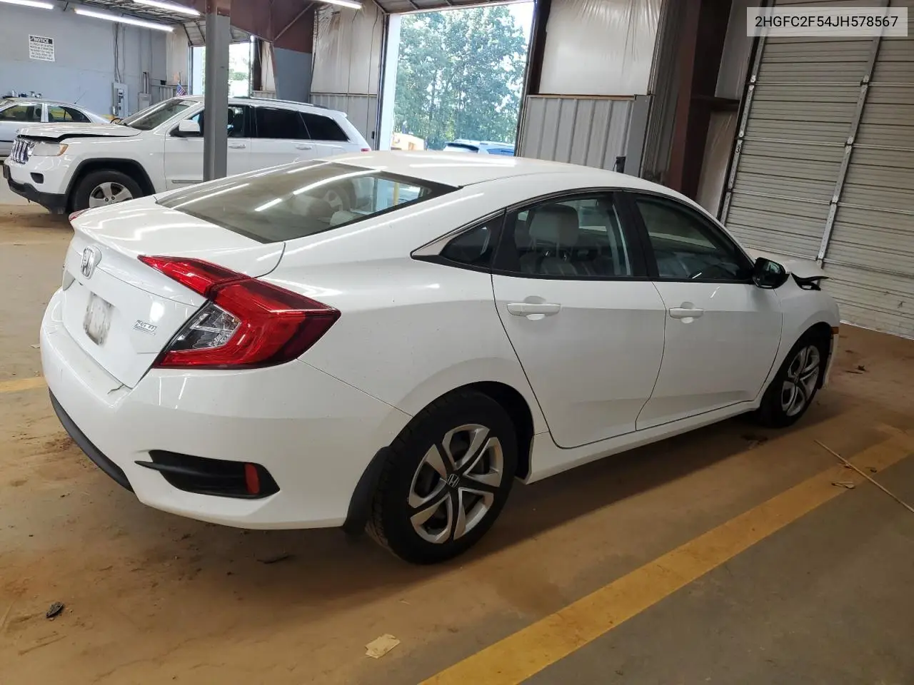 2018 Honda Civic Lx VIN: 2HGFC2F54JH578567 Lot: 62667855