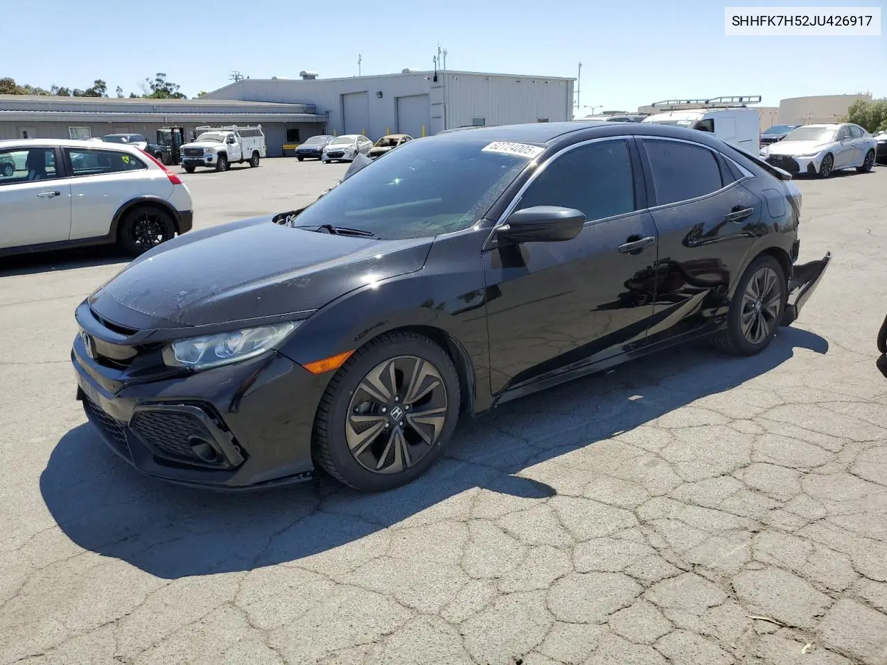 shhfk7h52ju426917 SHHFK7H52JU426917 2018 Honda Civic Ex