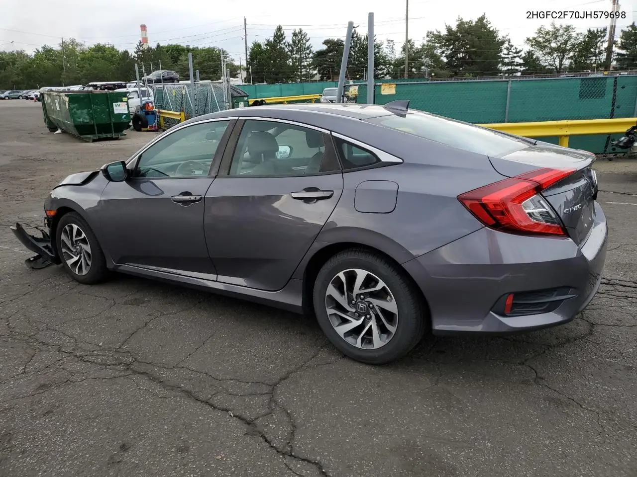 2018 Honda Civic Ex VIN: 2HGFC2F70JH579698 Lot: 62910135