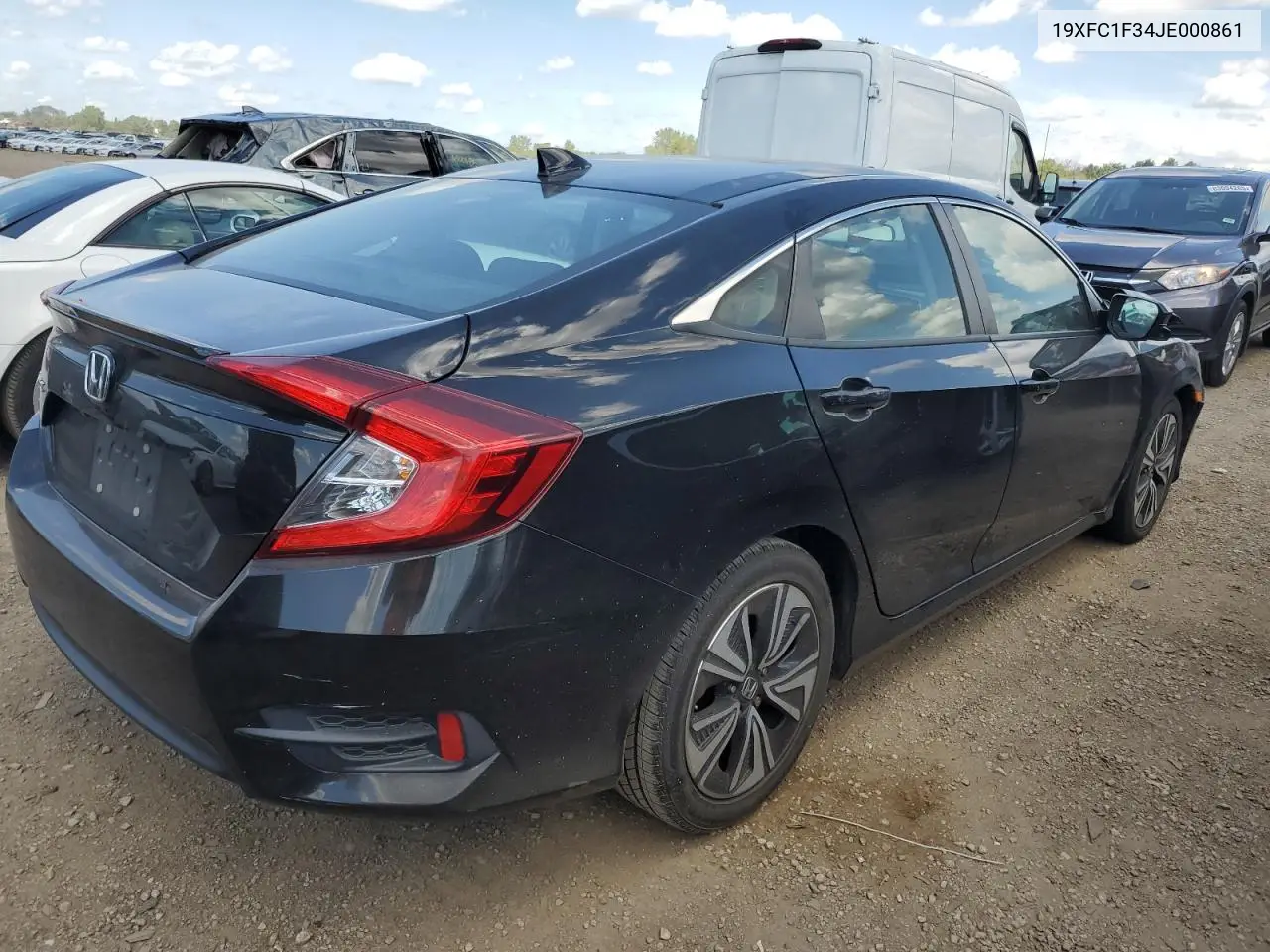 2018 Honda Civic Ex VIN: 19XFC1F34JE000861 Lot: 63029245