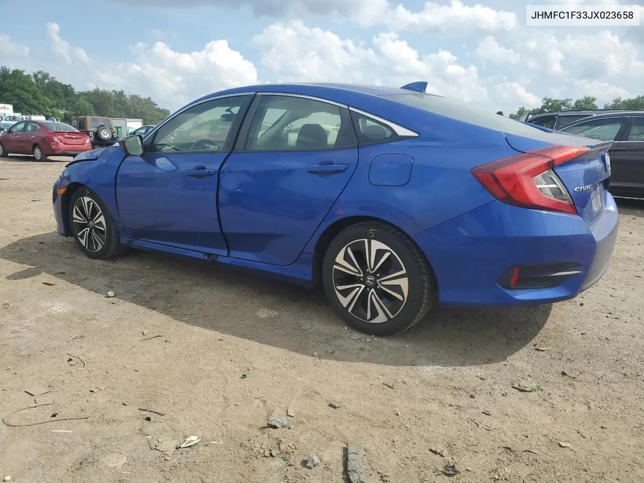2018 Honda Civic Ex VIN: JHMFC1F33JX023658 Lot: 63144145