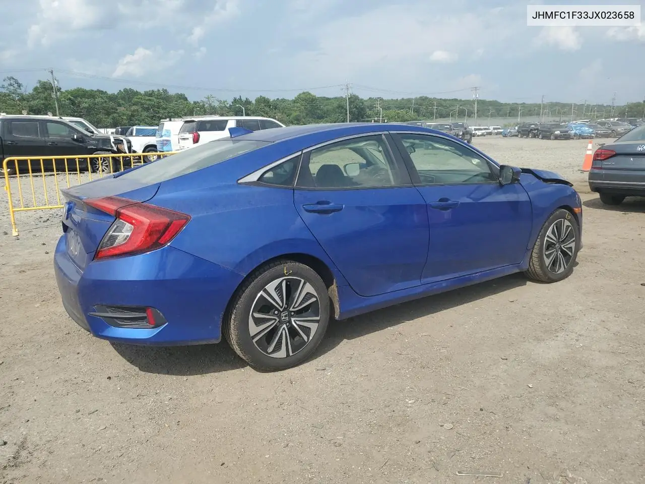 2018 Honda Civic Ex VIN: JHMFC1F33JX023658 Lot: 63144145