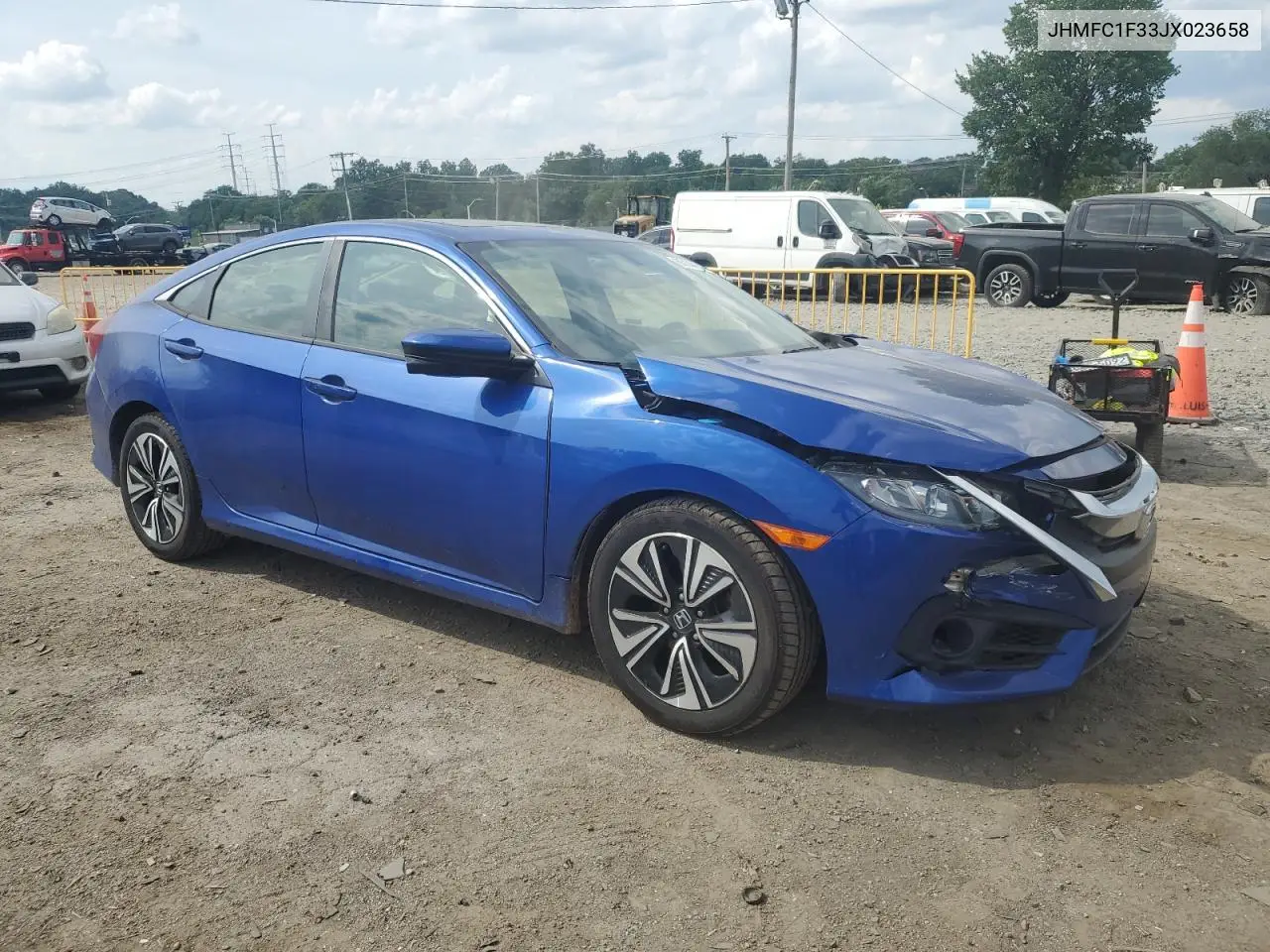 2018 Honda Civic Ex VIN: JHMFC1F33JX023658 Lot: 63144145
