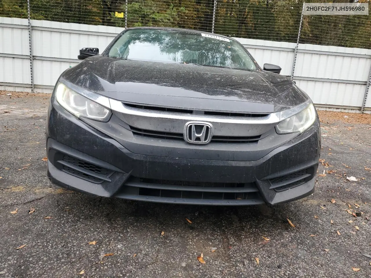 2018 Honda Civic Ex VIN: 2HGFC2F71JH596980 Lot: 77937134