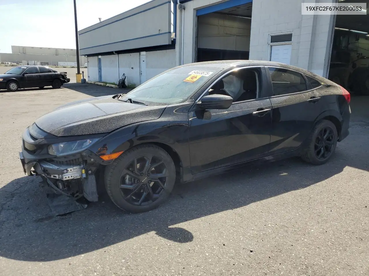 2019 Honda Civic Lx VIN: 19XFC2F67KE200053 Lot: 54603875