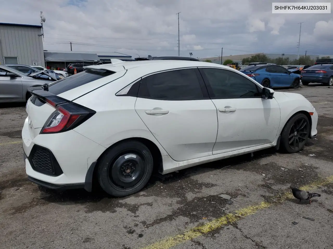 2019 Honda Civic Ex VIN: SHHFK7H64KU203031 Lot: 55799095