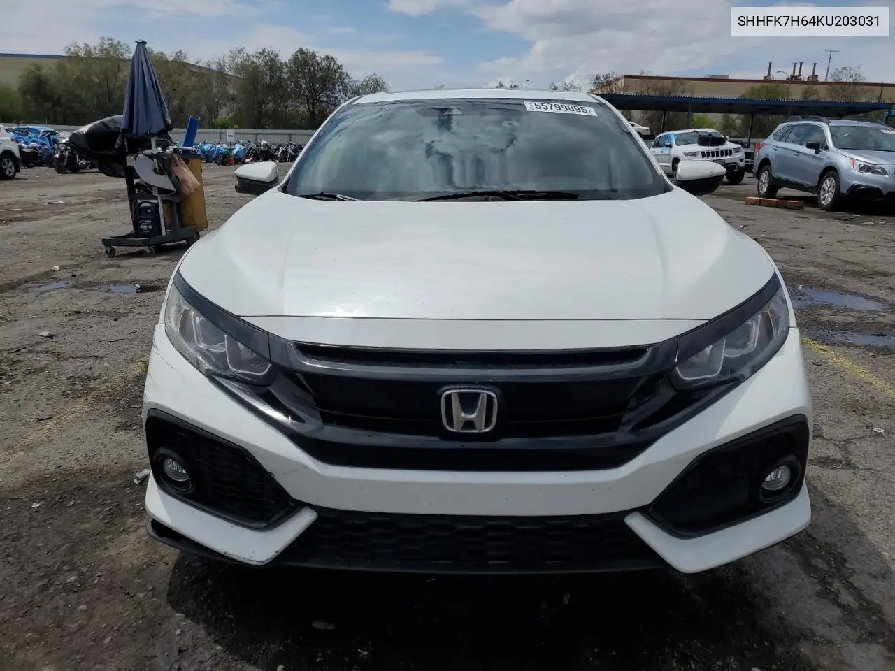 2019 Honda Civic Ex VIN: SHHFK7H64KU203031 Lot: 55799095