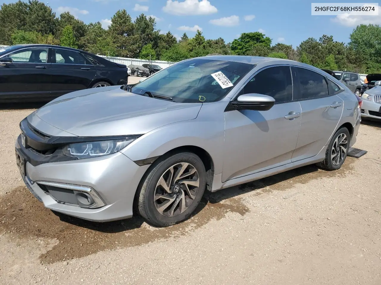 2019 Honda Civic Lx VIN: 2HGFC2F68KH556274 Lot: 56122765