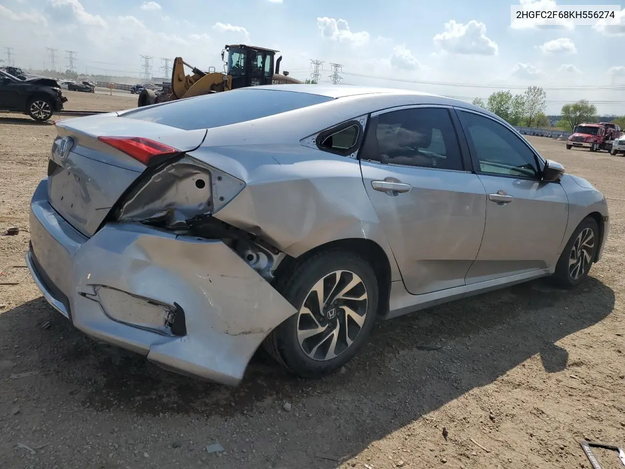 2019 Honda Civic Lx VIN: 2HGFC2F68KH556274 Lot: 56122765