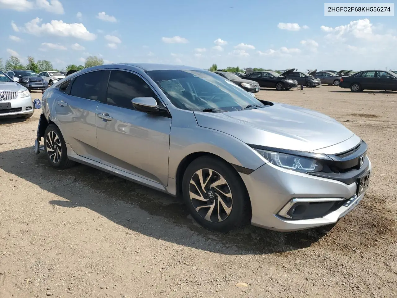 2019 Honda Civic Lx VIN: 2HGFC2F68KH556274 Lot: 56122765