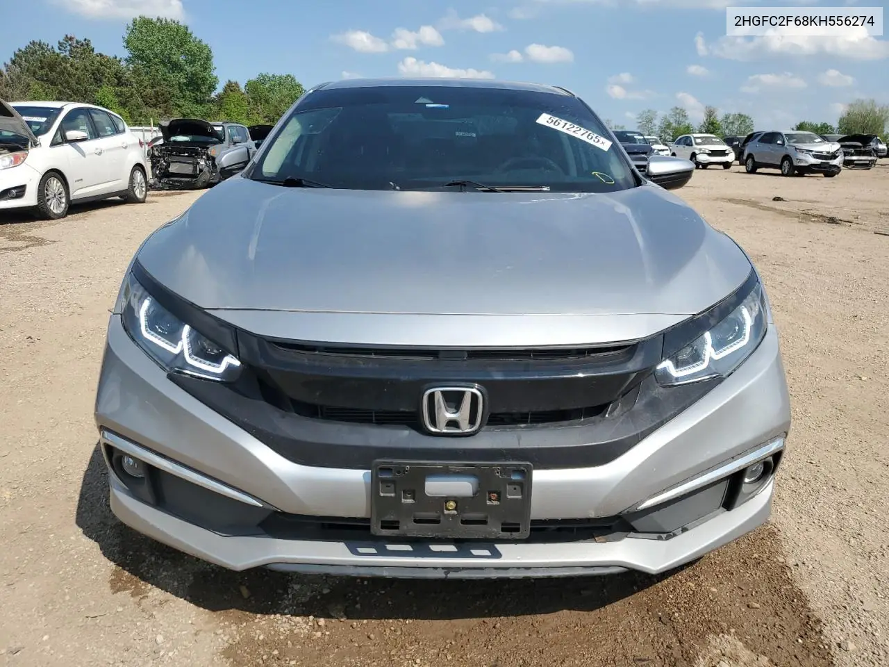 2019 Honda Civic Lx VIN: 2HGFC2F68KH556274 Lot: 56122765
