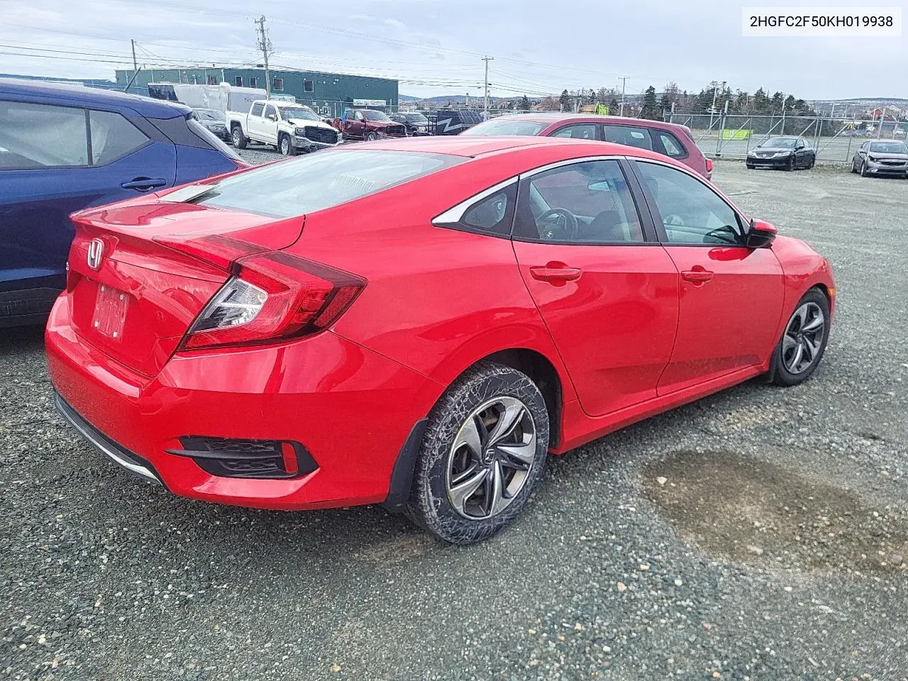 2019 Honda Civic Lx VIN: 2HGFC2F50KH019938 Lot: 56216925