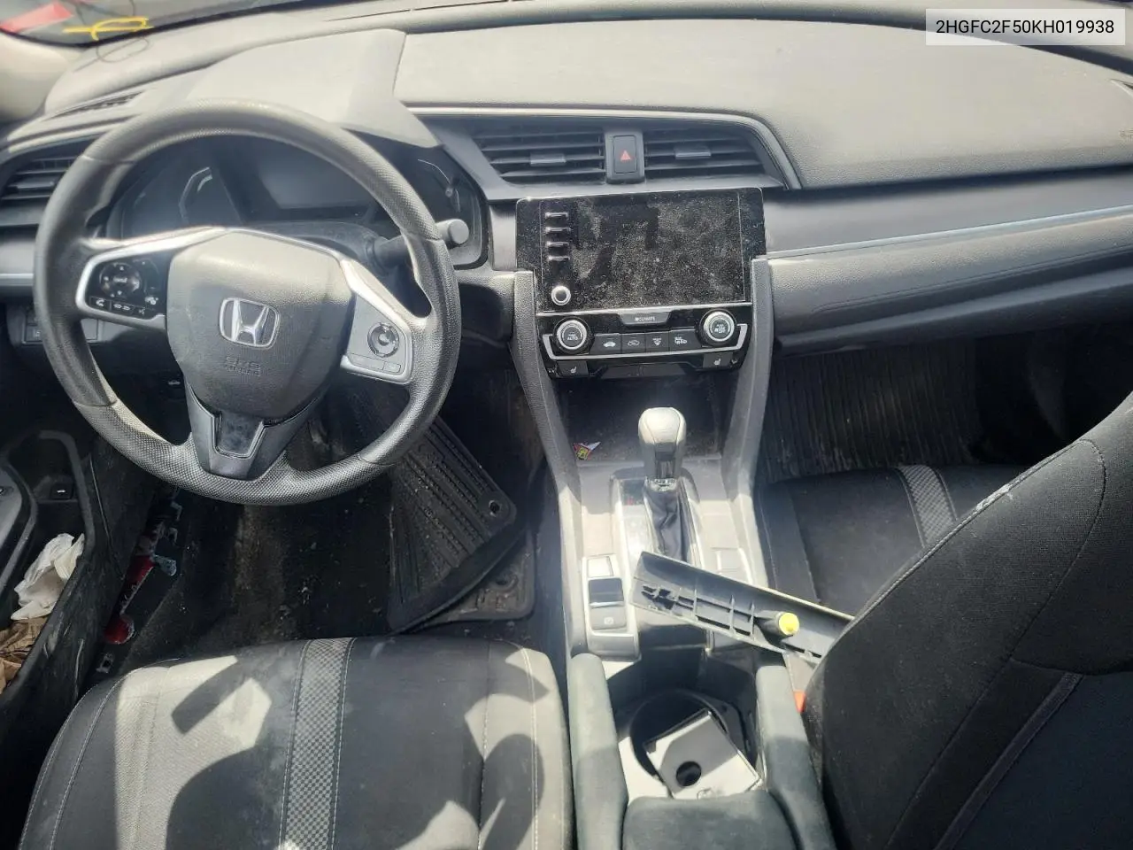 2019 Honda Civic Lx VIN: 2HGFC2F50KH019938 Lot: 56216925