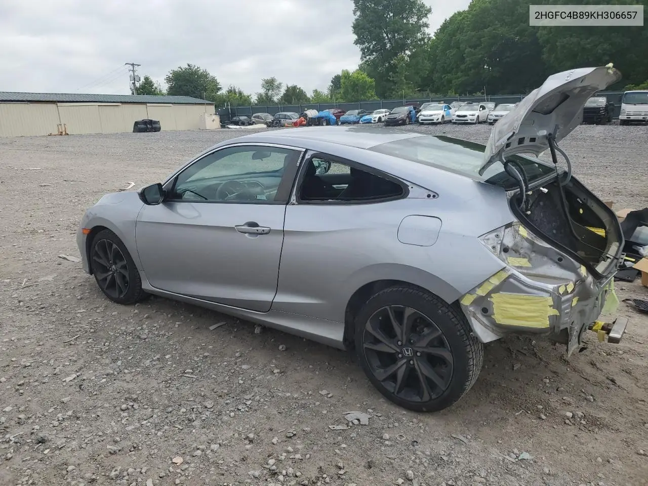 2019 Honda Civic Sport VIN: 2HGFC4B89KH306657 Lot: 56478455
