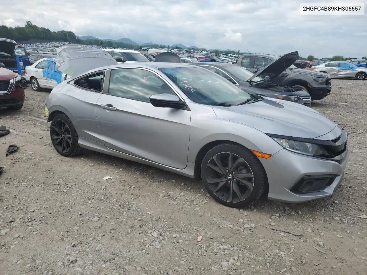 2019 Honda Civic Sport VIN: 2HGFC4B89KH306657 Lot: 56478455