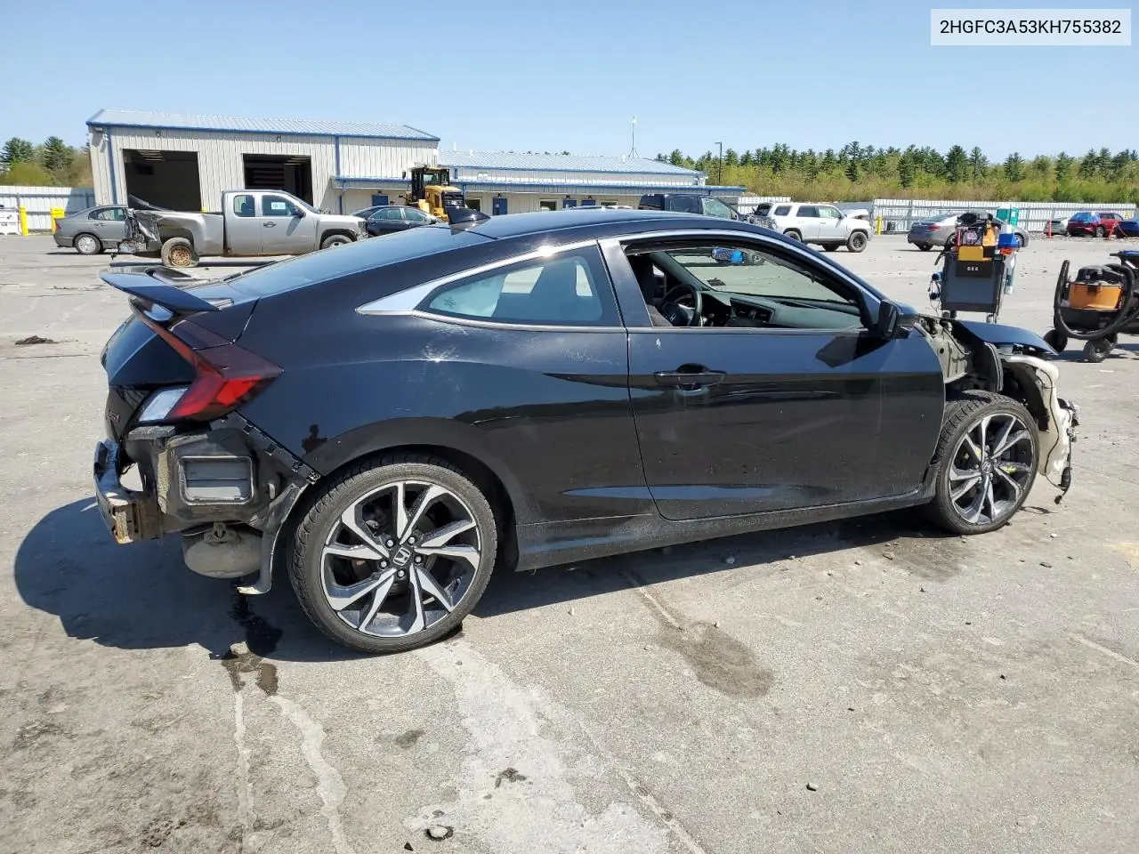 2019 Honda Civic Si VIN: 2HGFC3A53KH755382 Lot: 56663975