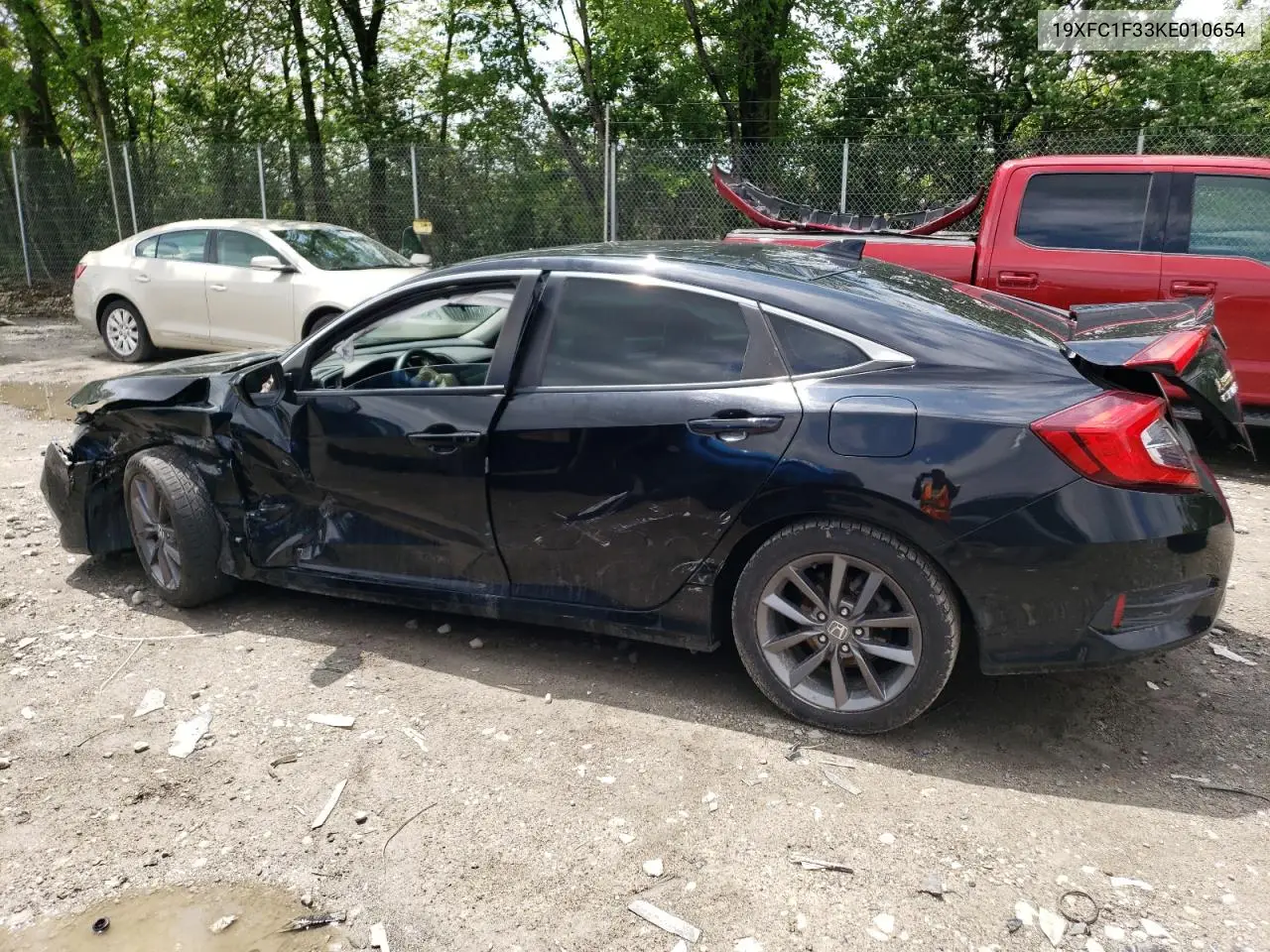 2019 Honda Civic Ex VIN: 19XFC1F33KE010654 Lot: 56699655