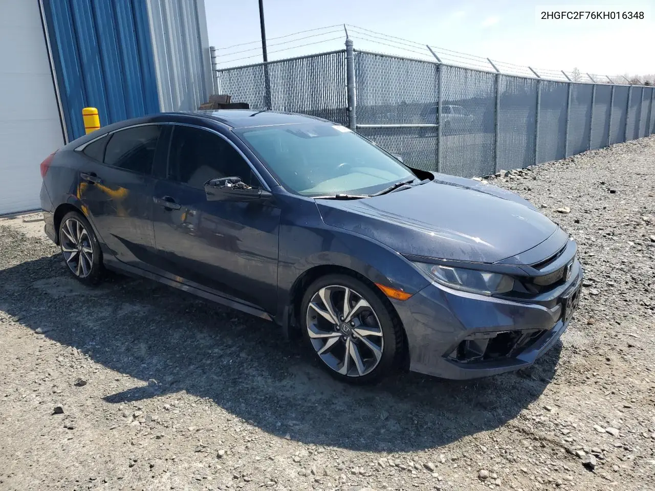 2019 Honda Civic Ex VIN: 2HGFC2F76KH016348 Lot: 56727565