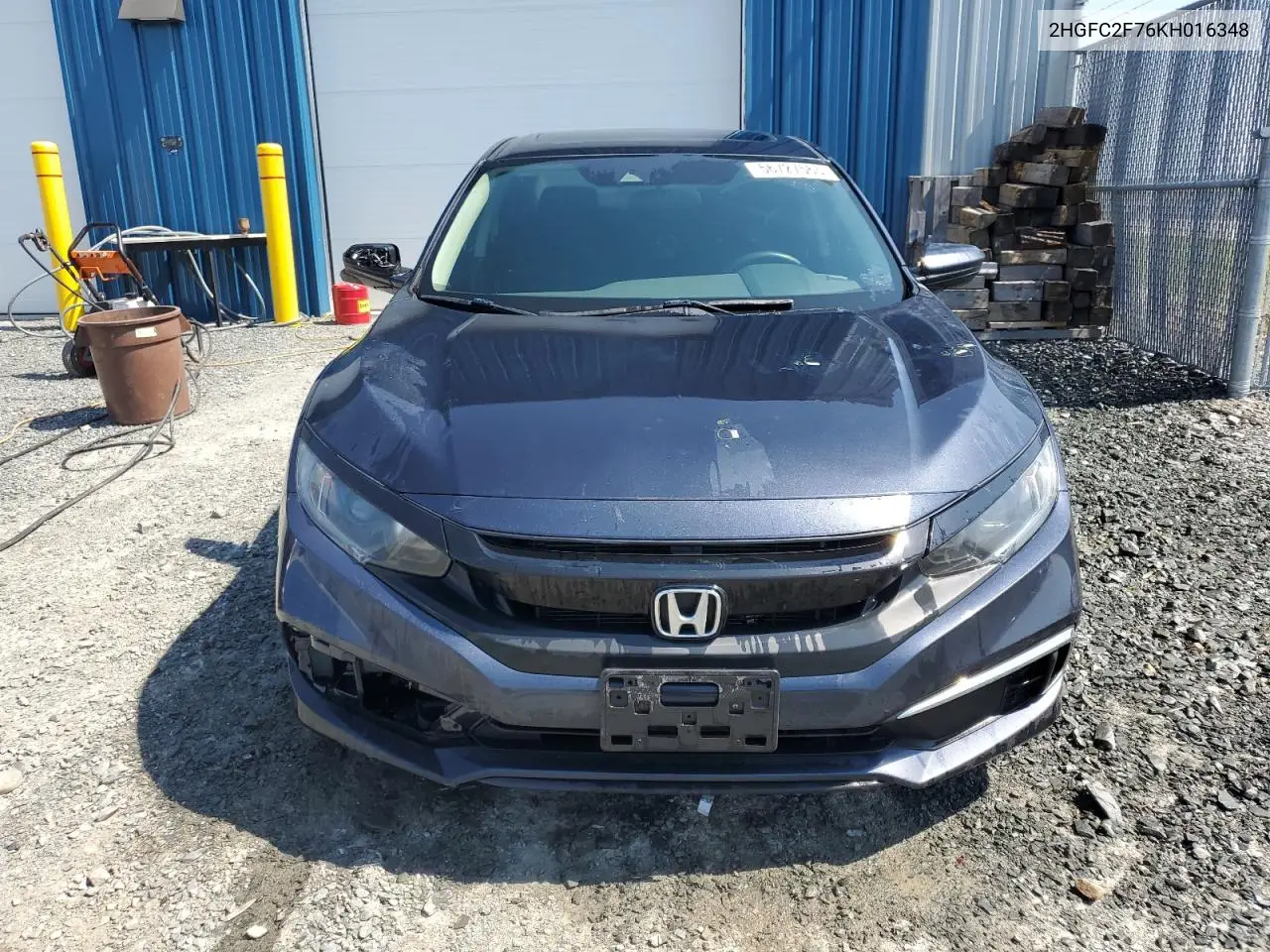 2019 Honda Civic Ex VIN: 2HGFC2F76KH016348 Lot: 56727565