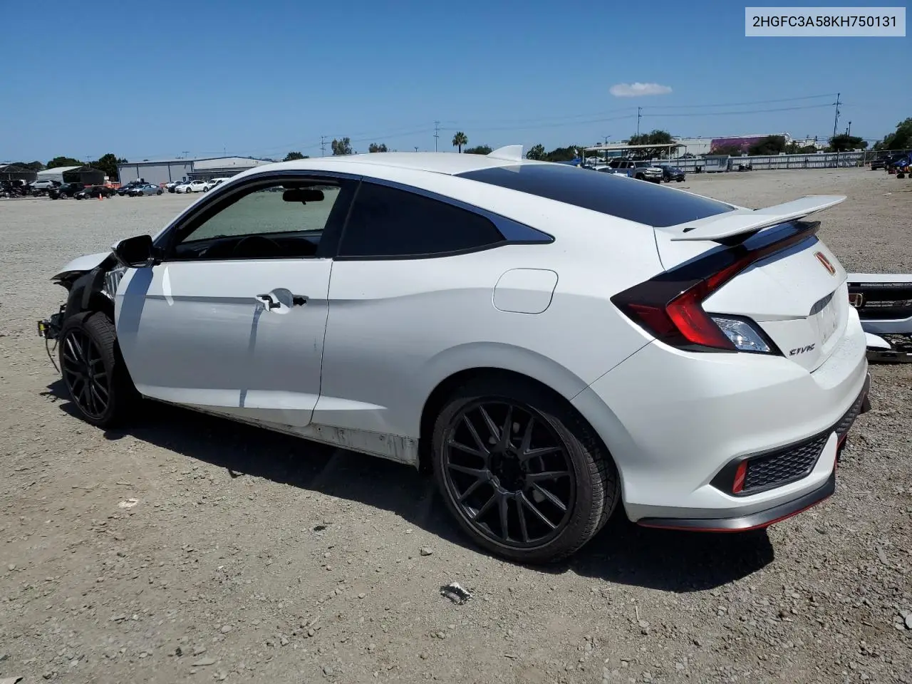 2019 Honda Civic Si VIN: 2HGFC3A58KH750131 Lot: 56989935