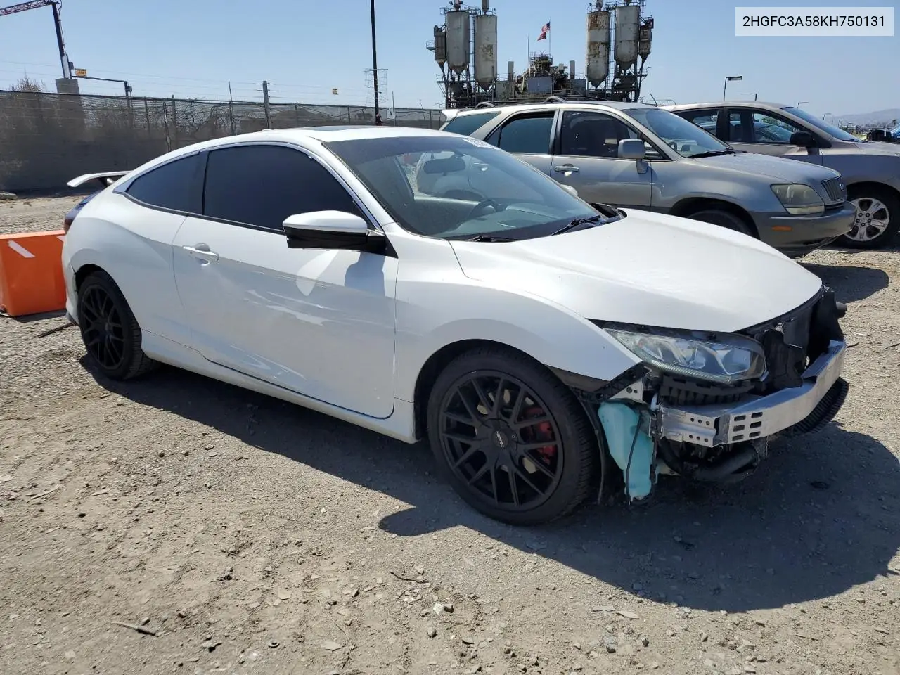 2019 Honda Civic Si VIN: 2HGFC3A58KH750131 Lot: 56989935